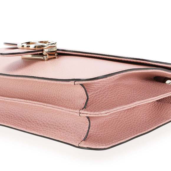 Gucci Soft Pink Dollar Calfskin Interlocking GG Shoulder Bag - Picture 5 of 8